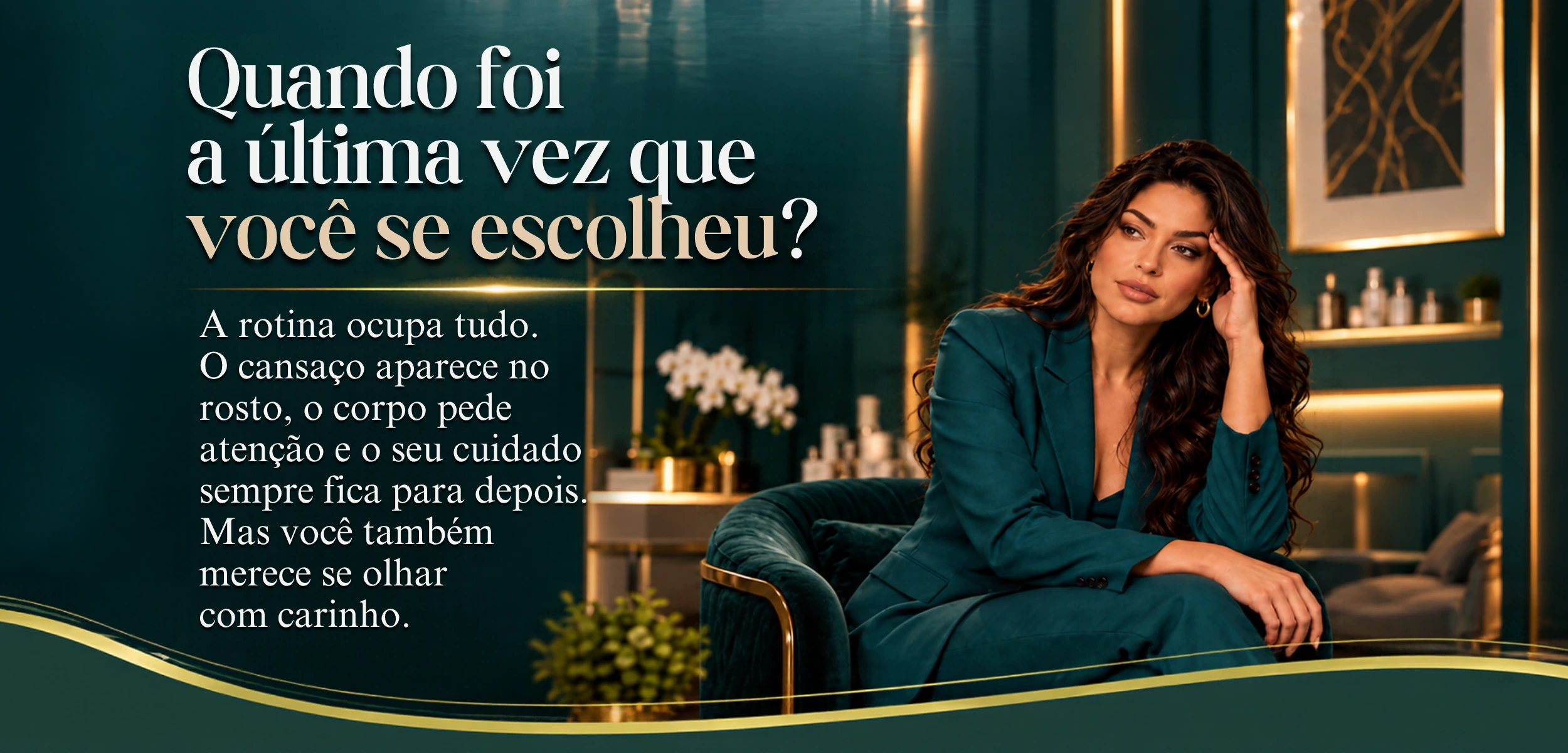 Seção sobre reservar tempo para cuidar de si.