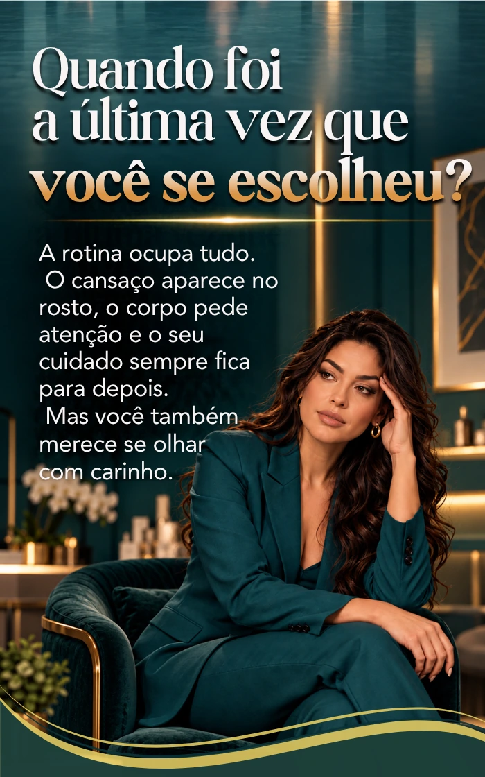 Seção sobre reservar tempo para cuidar de si.