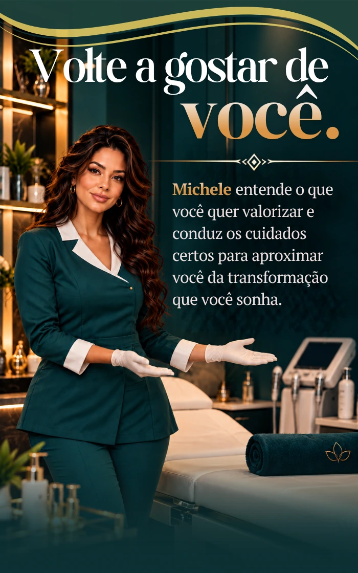 Seção sobre cuidados estéticos personalizados.